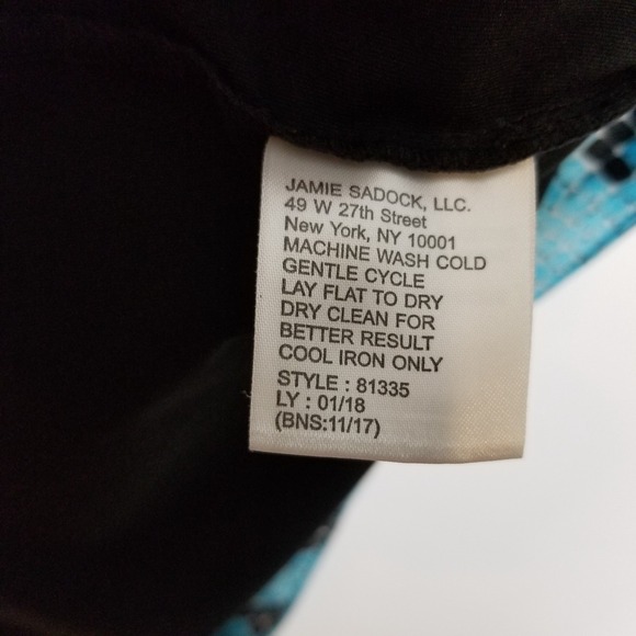 Jamie Sadock Snake Print  Golf Skort Women 6 Blue Mini Skirt Athletic Outdoor - Picture 5 of 5